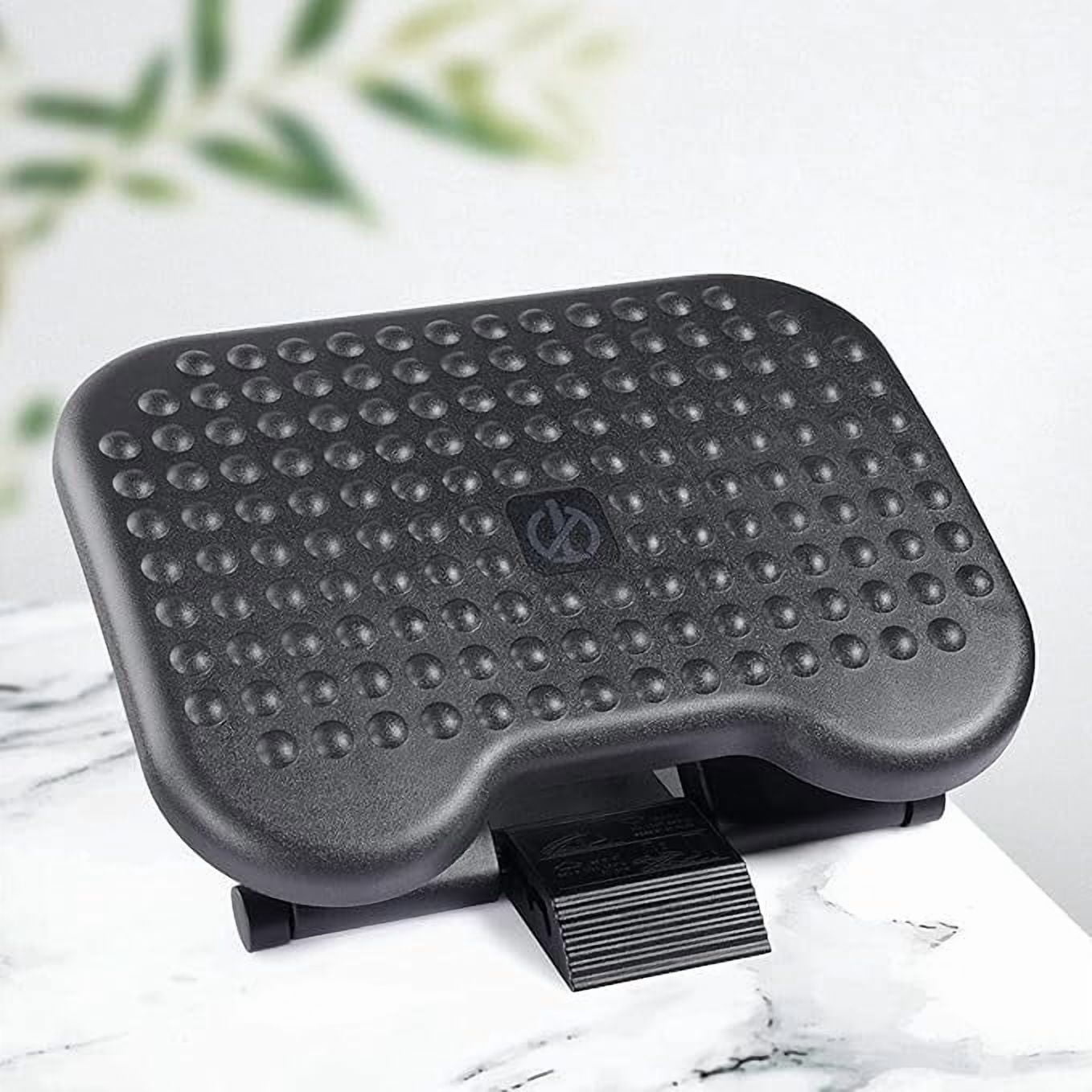 Foot Rest Under Desk with Massage Nodes, Ergonomic Adjustable Footrest ...