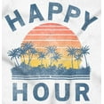 thumbnail image 2 of Happy Hour Beach Vacay Vibes Drinking Plus Size Long Sleeve Graphic Tee Shirt Brisco Brands 2X, 2 of 5
