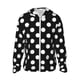 thumbnail image 1 of Fotbe Black and White Polka Dot Chaqueta con Protección Solar UPF 50+ para Hombre y Mujer, Camisa con Capucha y Bolsillos-Medium, 1 of 7