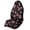 Union Jack Lips Decoration, variant on POLERO Front Seat Cover Machine Washable Plush Microfiber, Compatible with Van Truck Seat, for Cars Trucks SUVs, Neon Flame Tiger