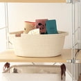 thumbnail image 4 of POINTERTECK Multifunctional Storage Basket Cotton Rope Laundry Basket with Handles for Living Room Bedroom, 4 of 5