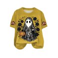 thumbnail image 5 of Leey-World Womens Halloween T Shirt Halloween Tshirts Women In October Cute Ghost Graphic Halloween Shirts for Women, 5 of 5