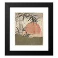 thumbnail image 2 of Utagawa Kunimaru 12x13 Black Modern Framed Museum Art Print Titled - Bamboo and Rising Sun (1829), 2 of 5