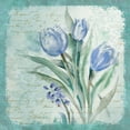 thumbnail image 2 of Robinson, Carol 12x12 Gold Ornate Wood Framed with Double Matting Museum Art Print Titled - Tulip Medley, 2 of 4