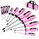 thumbnail image 1 of Juego de destornilladores FASTPRO magnético rosa de 12 piezas para mujer, 1 of 7
