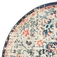 thumbnail image 3 of SAFAVIEH Madison Joandra Vintage Floral Area Rug, Beige/Black, 5' x 5' Round, 3 of 8
