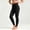 Black, variant on ZZwxWA Womens Fashion Leggings Elastic Winter Tight High Waisted Long Pants | Casual Lightweight Solid Color Sportswear Trousers