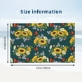 thumbnail image 2 of Sunflowers Daisy Butterfly Bath Towel, Highly Absorbent towels for bathroom Quick Drying Microfiber Bath Towels for Body, Soft Shower Towels for Sport, Yoga, SPA, Gym 27x55in, 2 of 5