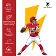 thumbnail image 5 of Game Garment Football Graphic Tee Kansas City Quarterback Throw Lightning Mens T-Shirt - QB#15 Red XS-3XL, 5 of 5