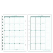 FranklinCovey Classic Original Two Page Monthly Ring-Bound Tabs - Jan 2022 - Dec 2022