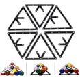 thumbnail image 2 of Yazoeia 6 Pcs Billiards Magic Ball Rack, Triangle Magic Rack, Magic Rack 8 9 10 Ball Billiards Triangle CJC912-205593, 2 of 9
