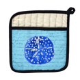 thumbnail image 1 of Betsy Drake PT989 Blue Sand Dollar Pot Holder, 1 of 1
