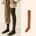 thumbnail image 1 of Chaussettes Mi-Longues pour Femmes Femmes Randonnée Chaudes Hiver Épaisses Chaudes Confortables Bottes Bas Bas de compression Rouge, 1 of 3