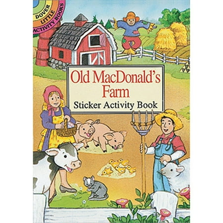 Dover Publications Old MacDonald's Farm Sticker Activity (Best Learning Activities For 3 Year Olds)