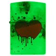 thumbnail image 2 of Zippo Love Drip Design 540 Color Glow in the Dark Pocket Lighter, 2 of 8