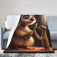 thumbnail image 2 of Ferret Blanket Throw, Animal Blanket, Soft & Cozy For Adults & Kids, Unique, 2 of 7
