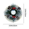 thumbnail image 3 of Candelabro Navideño Xihbxyly con Velas para Cenas Navideñas, 3 of 6