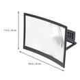 thumbnail image 2 of NICERIO 1Pc Portable Phone Screen Magnifier Foldable Stand Black Phone Holder, 2 of 7