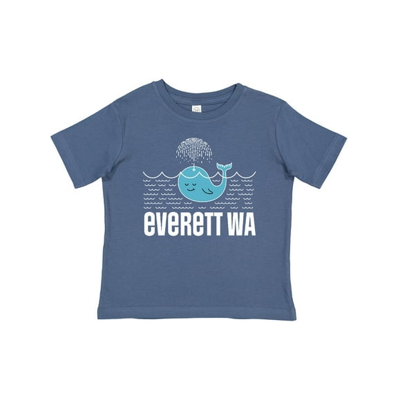 Inktastic Everett Washington Whale Watching Boys or Girls Baby T-Shirt