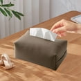 thumbnail image 4 of Leather Tissue Box Cover, Stylish Hotel Tissue Dispenser, Elegant Tabletop Paper Organizer for Living Room, Dining Room, Office, and Home Décor, 4 of 6