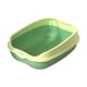 thumbnail image 4 of Bandeja de arena para gatos Salvador Accesorios grandes con protector contra salpicaduras Amarillo verde, 4 of 10