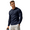 Blue, variant on Men's Ribbed Henley Shirt Slim Fit Muscle Shirt Fitted Cotton Casual Long Sleeve Fashion Casual Pullover Shirt Blue/L