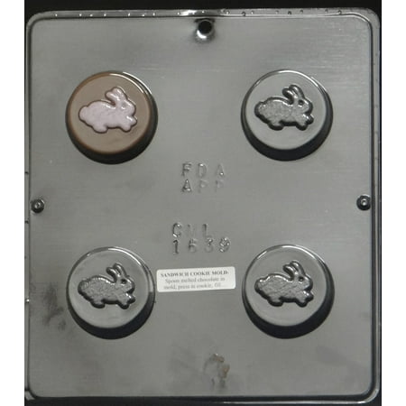 - 1639 Easter Bunny Rabbit Oreo Cookie Chocolate Candy Mold