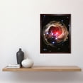 thumbnail image 2 of Hubble Space Telescope Image Light Echo Illuminates Dust Spiral Around Red Supergiant Star V838 Monocerotis Explosion Art Print Framed Poster Wall Decor 12x16 inch, 2 of 5