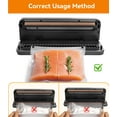 thumbnail image 4 of M Buder Vacuum Sealer Machine, Automatic Sealing for Food Storage with Cutter, 5 Modes, Residential, Commercial, 4 of 8