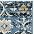 thumbnail image 5 of SAFAVIEH Amsterdam Karenza Geometric Floral Runner Rug, Blue/Cream, 2'3" x 8', 5 of 5