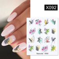 thumbnail image 1 of Calcomanías 3D de líneas geométricas de mármol fluorescente Harunouta, pegatinas para uñas, deslizador de hojas de flores para uñas, decoración artística de uñas para primavera y verano Tan Jianjun unisex, 1 of 2