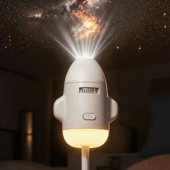 galaxy projector night light,USB Starry Sky Projector (12 Projection Films) with Ambient Lighting Touch Control Bedside DecorFor Mini LED Projection Lamp for Bedroom,White