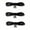 Black-3Pair, variant on 3 Pairs Elastic No Tie Shoelaces Semicircle Shoe Laces For Kids and Adult Sneakers Shoelace Quick Lazy Metal Lock Strings Rope Round