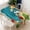 White-2, variant on Rectangular Tablecloth 60x84 Inch – Waterproof Polyester Printed Table Cover, Wrinkle Resistant, Washable for Kitchen & Dining, Floral Flowers Print