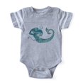 thumbnail image 1 of CafePress - Worn Mermaid - Cute Infant Baby Football Bodysuit, 1 of 1