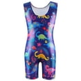 thumbnail image 4 of URMAGIC Dinosaur Gymnastics Leotard for Girls Toddler Kid Dance Unitards Biketards, 4 of 9