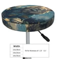 thumbnail image 2 of Kdxio Starry Sky Meditating Lion Print Stool Covers Round,Stretch Round Bar Stool Covers Washable Bar Stool Cushion Slipcover for 12-15 Inch Chair, 2 of 5