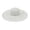 White, variant on Women's Wide Brim Straw Sun Hat Frayed Edge Foldable Beach Hat with Daisy Floral Embellished Trim Packable Summer Hat for Travel Vacation Outdoor Black,One Size