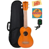 Kala KA-SEM Exotic Mahogany Soprano Ukulele w/ Hard Case