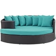 thumbnail image 4 of Modway Convene Outdoor Patio Daybed in Espresso Turquoise, 4 of 4