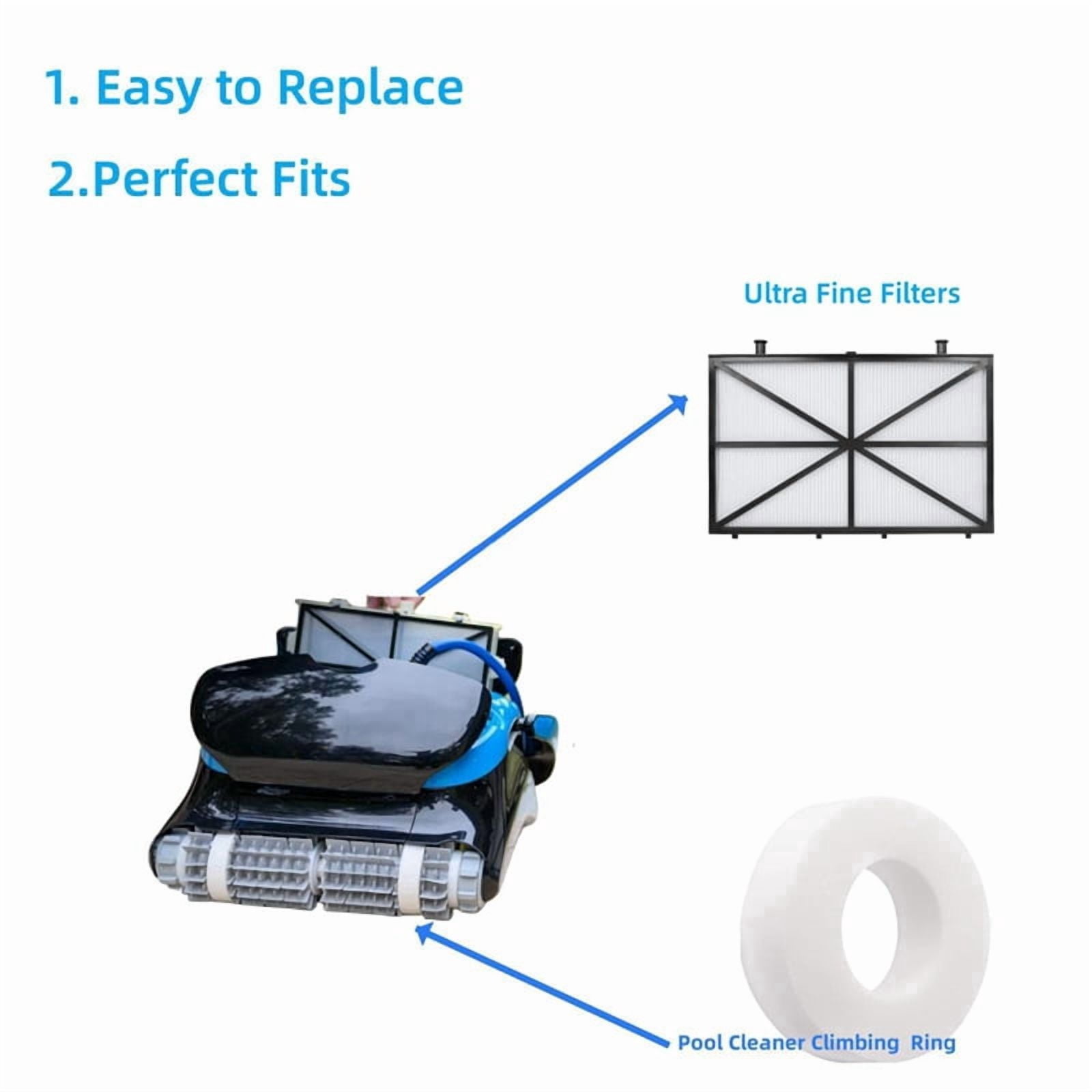 For  M200 M400 M500 Swimming Pool Cleaner Fine Filter 9991432-R4 Underwater Robot Swimming Pool Wheel Set 6101611