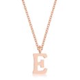 thumbnail image 1 of Precious Stars Collier Initiale en Acier Inoxydable Or Rose, 1 of 1