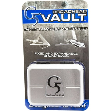 UPC: 0817990009445 | G5 Outdoors Vault Broadhead Case Holds 5 Expandable or Fixed Blades – 94