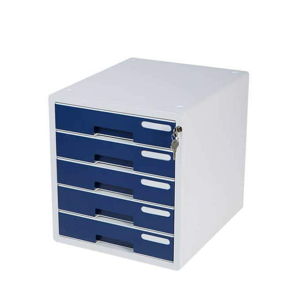Sysmax 5drawer Table Top or Craft/File Organizer with Lockable