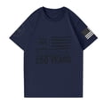 thumbnail image 6 of 250 Men Shirt 1776-2026 Usa Flag Print Crew Neck Short Sleeve T Shirts Muscle Classic Fit Home Wear Summer Tops, Navy, #01 Navy, 6 of 6