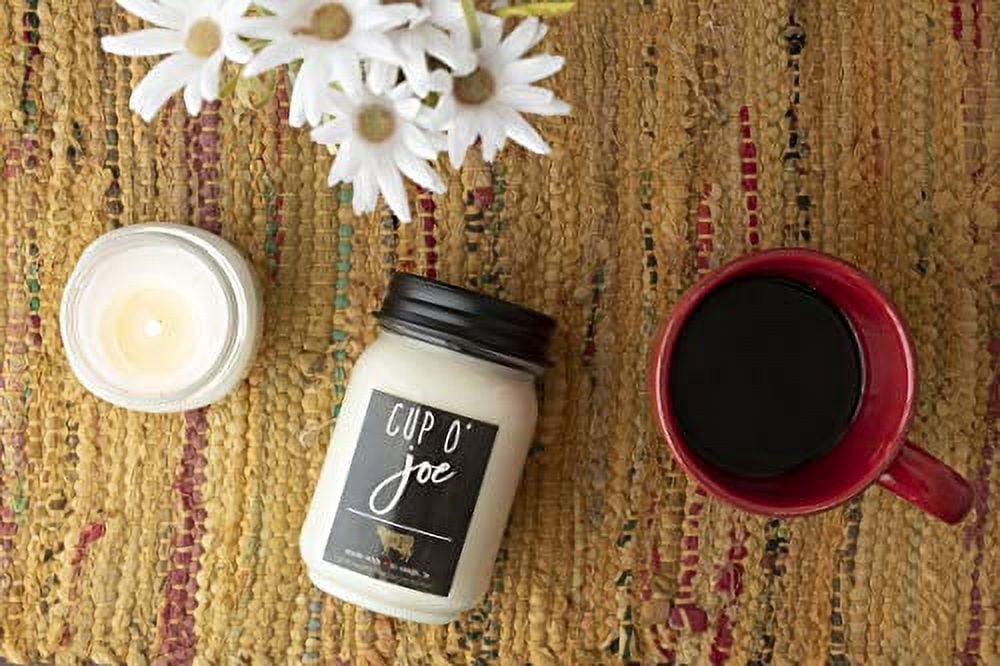 Milkhouse Candle Company, Farmhouse Collection, 26oz Canning Jar, Cup O' Joe