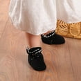 thumbnail image 4 of Anti-Slip Sole, Fleece Baby Booties, Newborn Home Booties, Sweat Proof Organic Cotton Lining, Black, 4 of 7