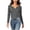 Dark Gray——Fall Savings, variant on Long Sleeve Crop Shirts for Women Notched Neck Lettuce Hem Blouses Fall Slim Fit Tops Hot Pink 2XL