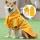 thumbnail image 2 of Nvzi Impermeable para perros, ropa de lluvia ligera y reflectante ajustable para mascotas con capucha tipo poncho (S, azul), 2 of 4