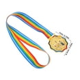 thumbnail image 2 of OULII Médaille de Course Médaille Commémorative Dorée Fête Lot de 1, 2 of 7